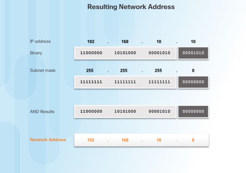 Figure 5. Resulting Network Address