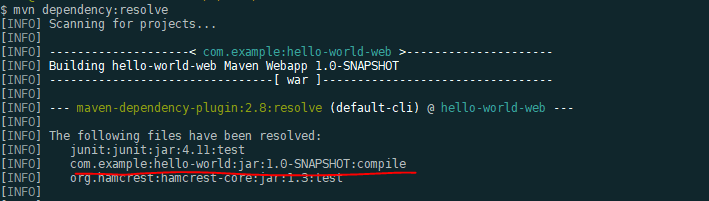 dependency-hello-world