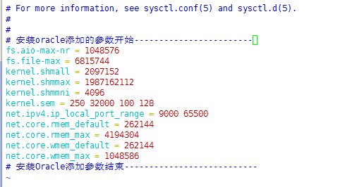 修改sysctl.conf文件