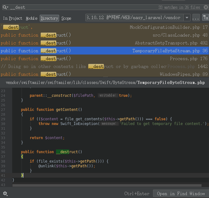 护网杯2018 easy_laravel 复盘-ShaoBaoBaoEr's Blog