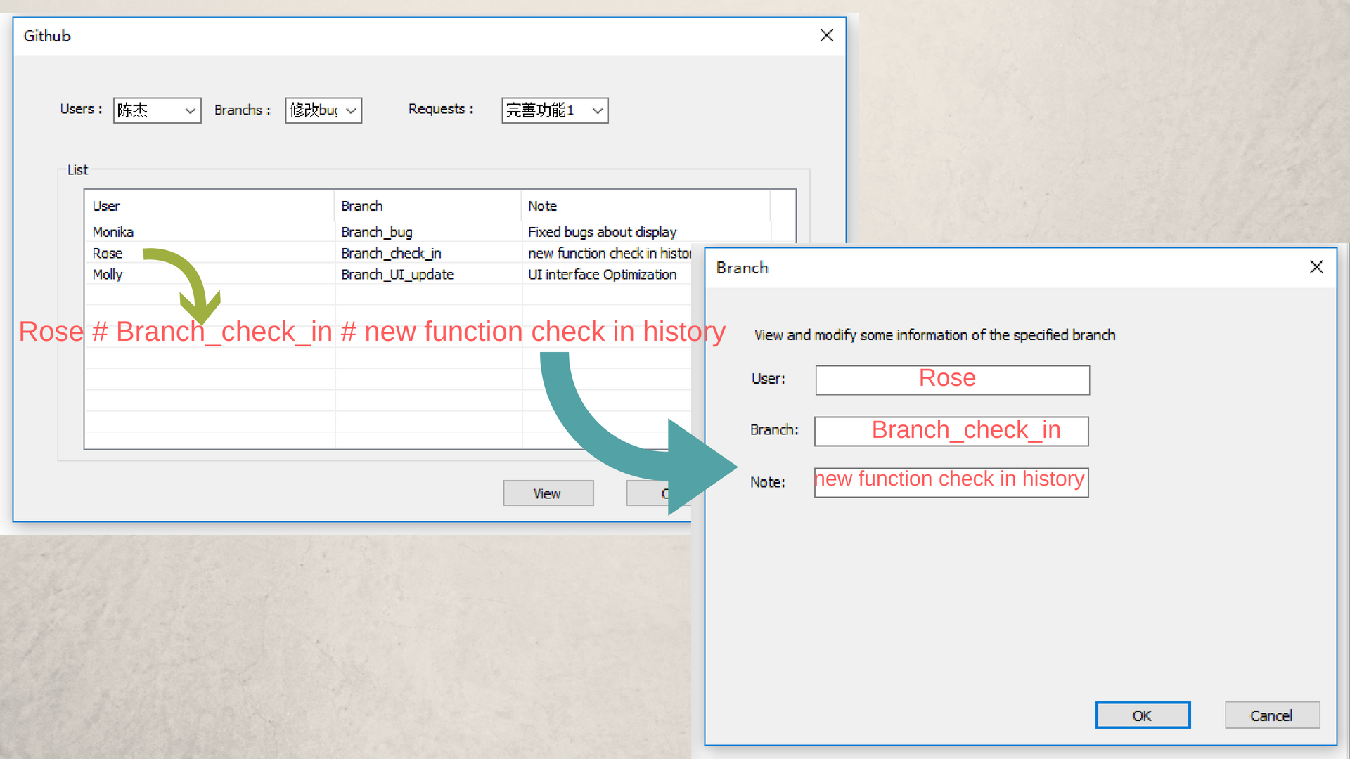 Application of callback functions in modaless dialog — Steemit